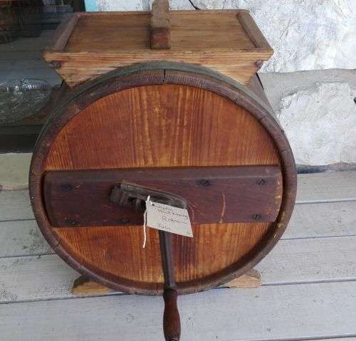 WOODEN BUTTER CHURN